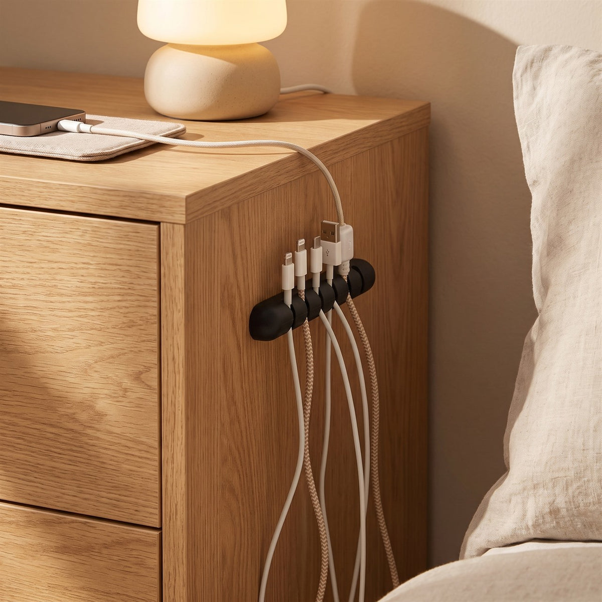 Minimal Desk Cable Organizer